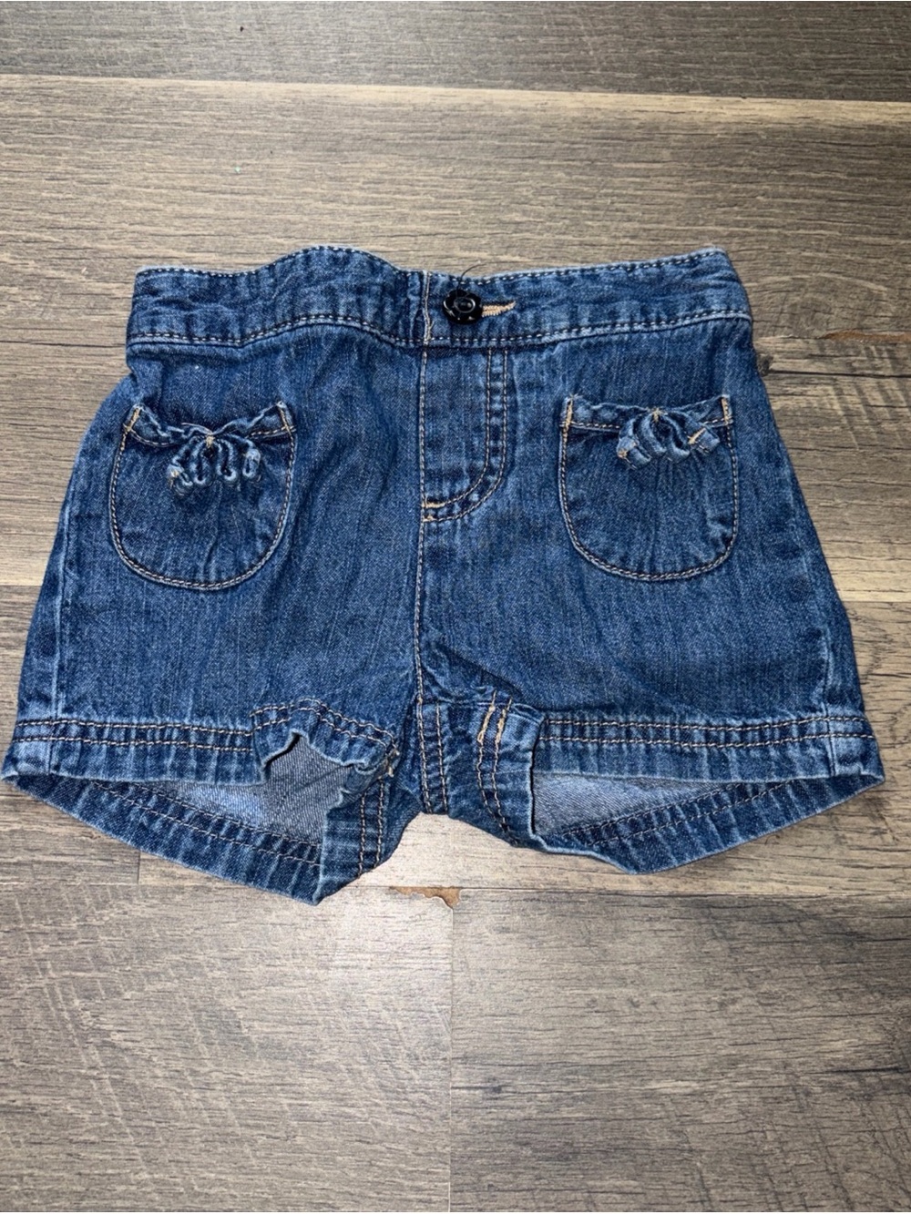 Girls JUMPING BEANS Blue denim Pull On shorts Size 3T